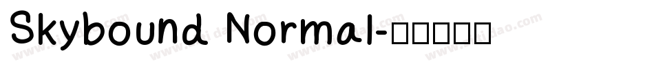 Skybound Normal字体转换